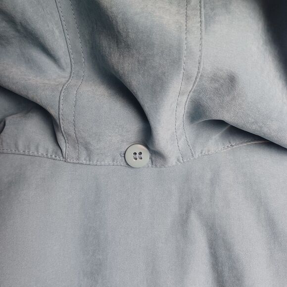 Woman's St. Johns Bay Woman's Large suede feel  Coat With Detachable Hood - Picture 7 of 9